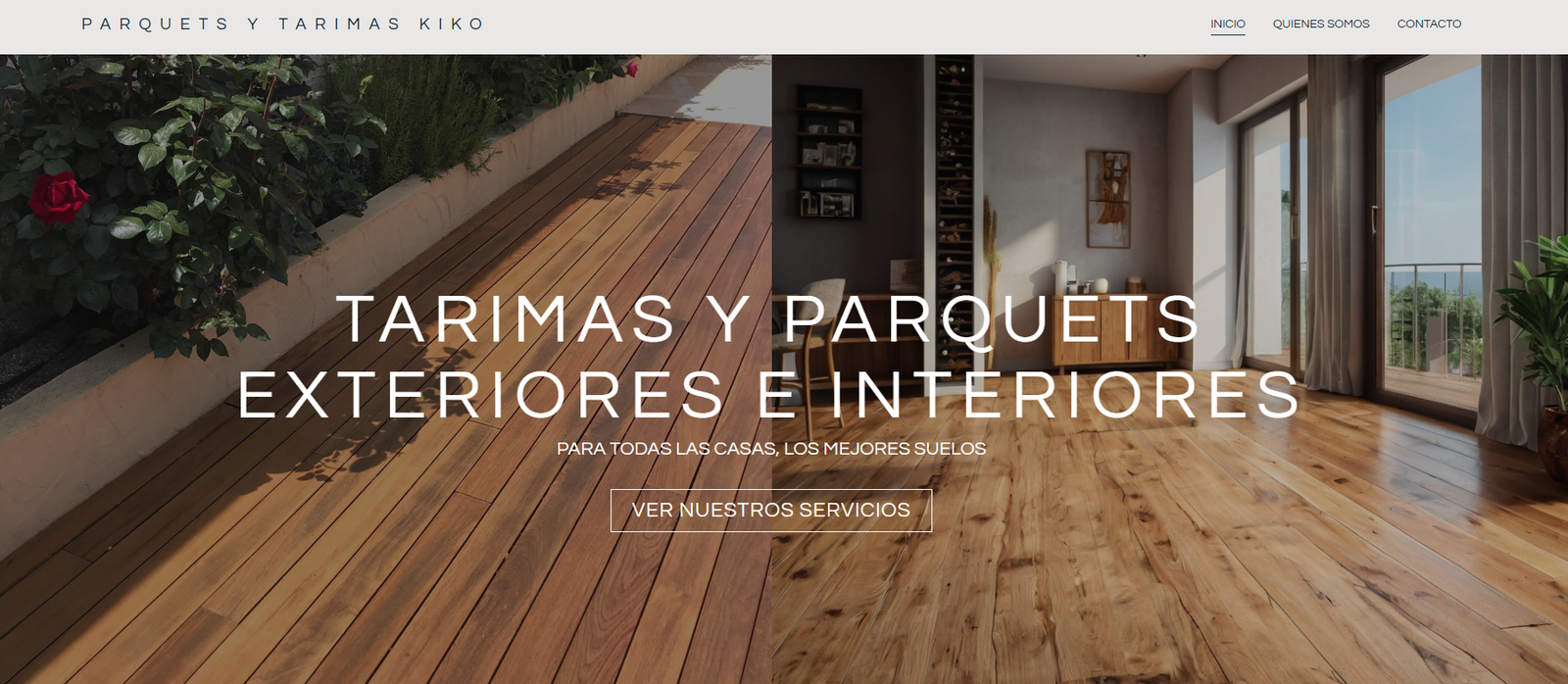 Web Parquets y Tarimas Kiko